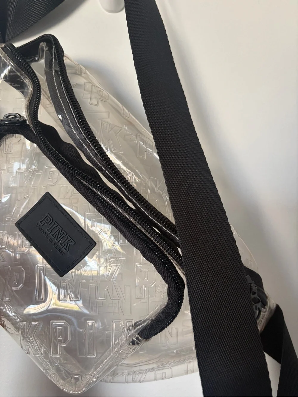 PINK Victorias Secret transparent pvc
